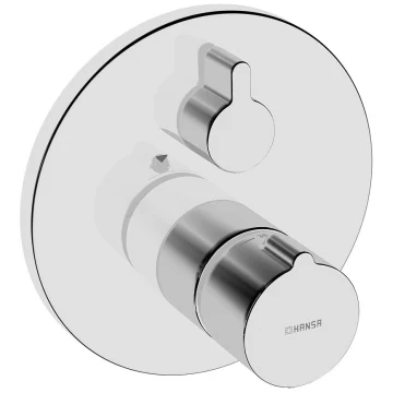 Hansa Home Unterputz-Thermostat-Sichtteil für Wanne mit Absperrung Bluebox, chrom