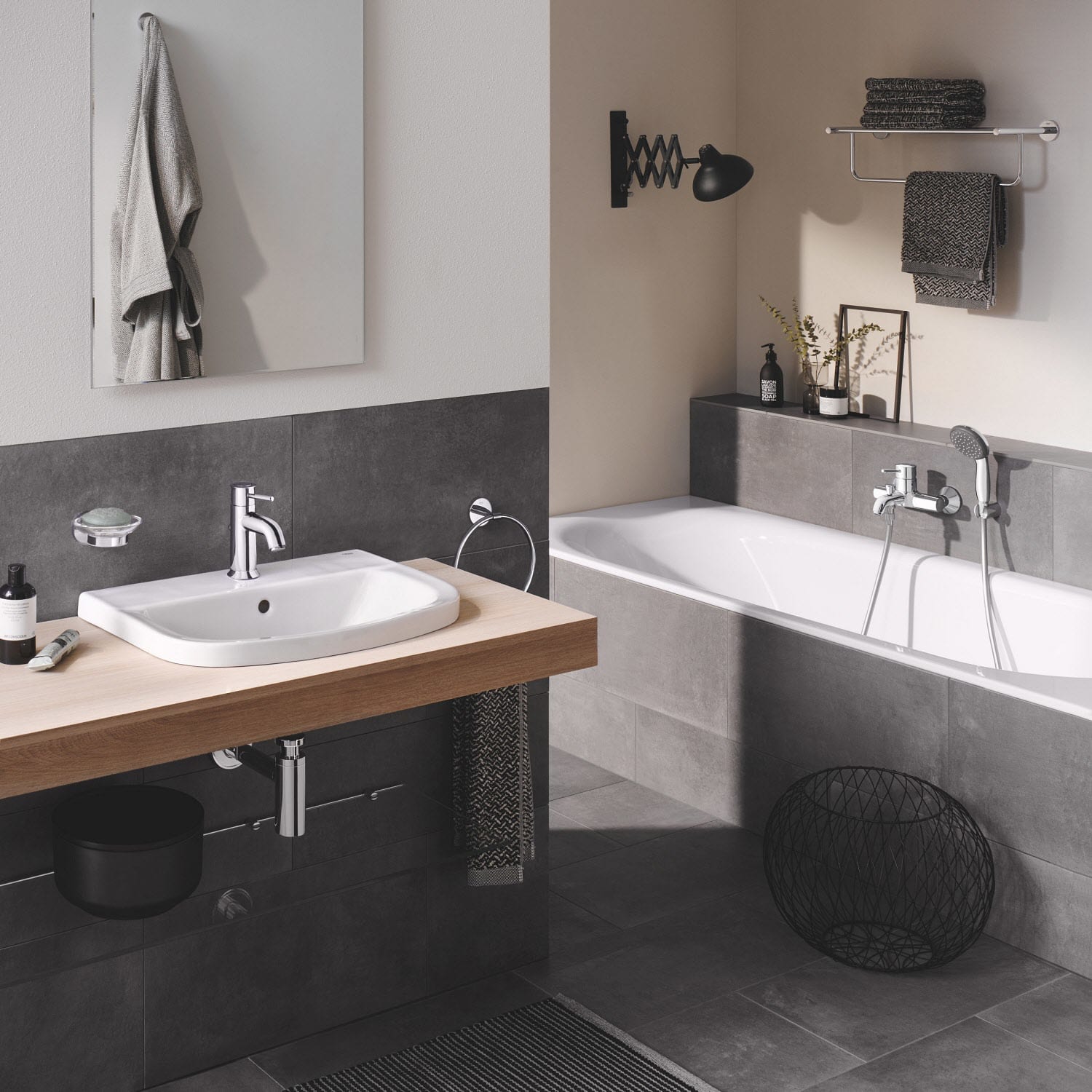 Grohe einbauwaschtisch, weiß, 56 cm