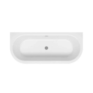 IS Line Acryl Badewanne EXCLUSIV Wall 185x80x60 cm, weiss