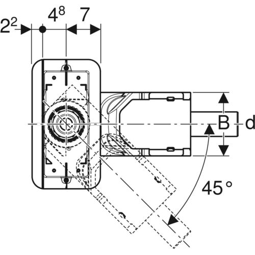 Geberit Rohbauset für Duschrinnen der Reihe CleanLine – Bild 3