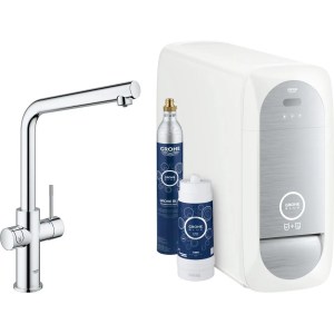 Grohe Blue Home Starter Kit, L-Auslauf, chrom