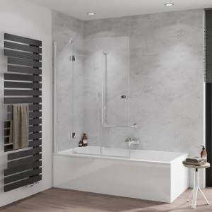 HSK Aperto Badewannenaufsatz pendelbar, 2-teilig