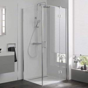 HSK Aperto Drehtür pendelbar an Nebenteil für Seitenwand