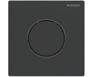 Geberit Urinalsteuerung Manuell Typ10 schwarzmatt lackiert/schwarz