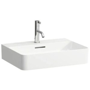 LAUFEN Val Waschtisch, 55 x 42 cm mit 1 Hahnloch, mit Überlauf