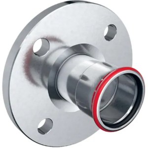 Geberit Mapress C-Stahl Flansch mit Pressmuffe