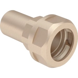 Geberit Mapress Übergang mit Klemmringverschraubung für Wellrohre, NPW, Einschubende