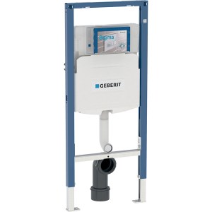Geberit Duofix Bambini Element für Kinder- und Kleinkinder-Stand-WC, 97 cm, mit Sigma UP- Spülkasten 12 cm