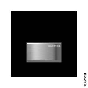 Geberit Sigma50 HyTouch Urinal Handauslösung pneumatisch tiefschwarz