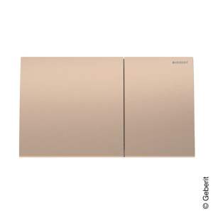 Geberit Sigma70 Edelstahl rotgold gebürstet Betätigungsplatte für 2-Mengen-Spülung