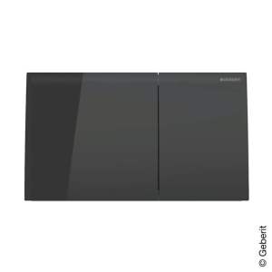 Geberit Sigma70 Glas schwarz Betätigungsplatte für 2-Mengen-Spülung