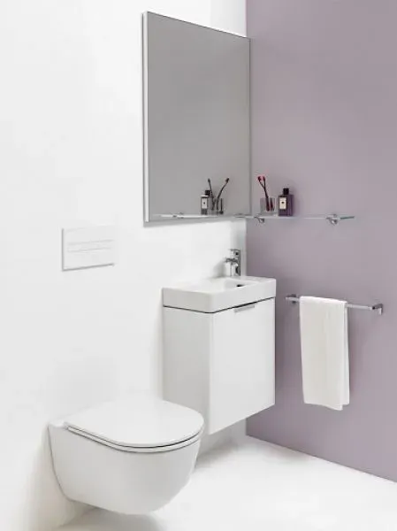 Laufen Pro Wand-WC Set, Flachspüler – Bild 2