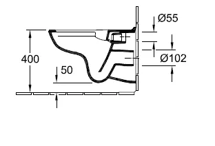 Villeroy&Boch O.novo WC-Combi-Pack Direct Flush Ceramic Plus weiß – Bild 5
