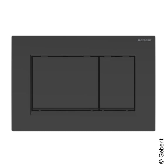 Geberit Sigma30 Betätigungsplatte schwarz matt