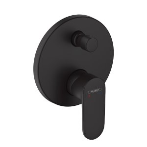 Hansgrohe Vernus Blend Einhebelmischer, für Dusche/Wanne schwarz matt, 2 Verbraucher