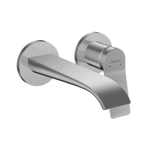 Hansgrohe Vivenis Einhebel-Waschtischarmatur Unterputz für Wandmontage mit Auslauf 19,5cm, chrom