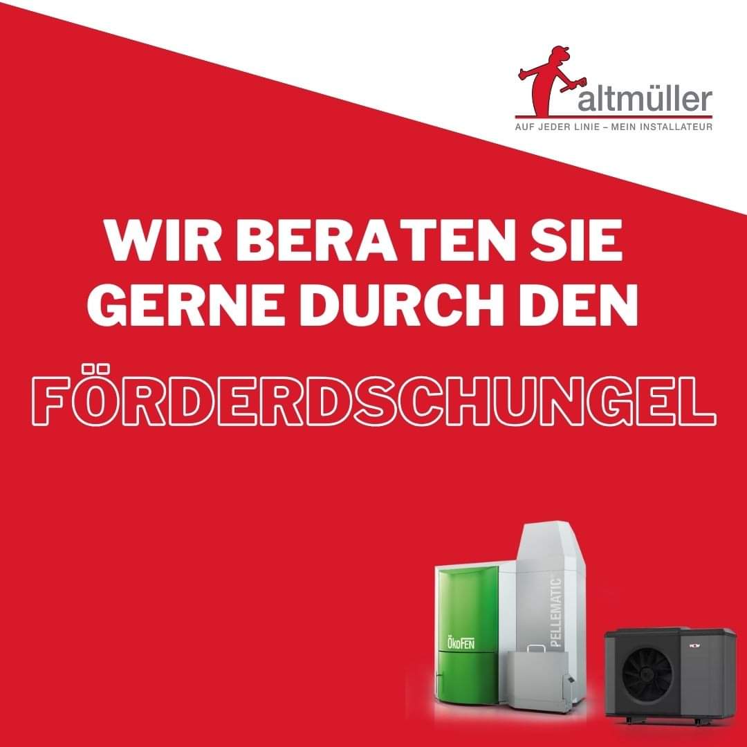 Förderungsabwicklung raus aus Öl und Gas- Haus bis 300 m2