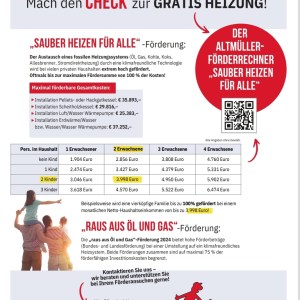 Sauber Heizen für Alle