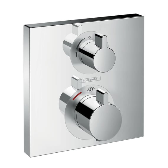 Hansgrohe Ecostat Square Thermostat, für Wanne / Dusche chrom