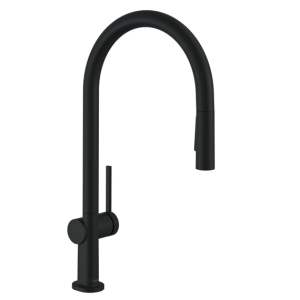Hansgrohe Talis M54 Küchenarmatur,rund, ausziehbar, schwenkbar, schwarz matt