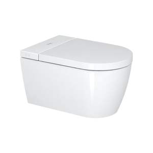 Duravit SensoWash® Starck f Lite Compact Dusch-WC Komplettanlage für Wandmontage, mit WC-Sitz ohne Zubehör